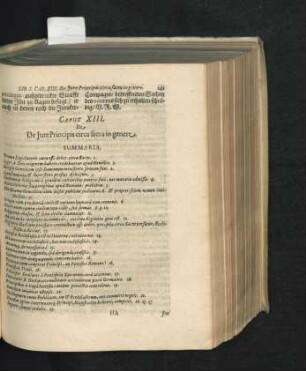 Caput XIII. De Iure Principis circa sacra in genere.