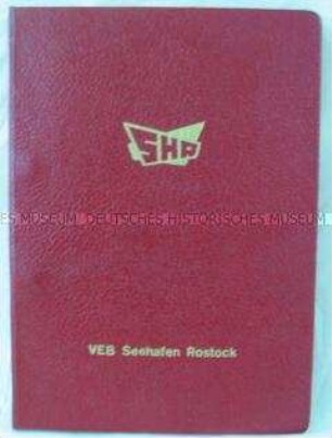 Mappe mit Fotos des Rostocker Hafens