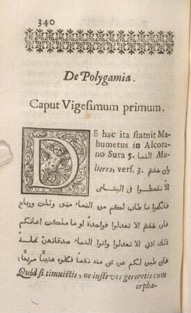 Caput Vigesimum primum.