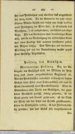 Prüfung des Geschützes