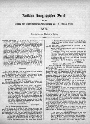 No 37, 10. Oktober 1878