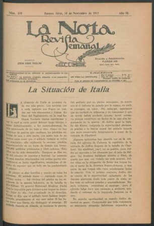 La situación de Italia