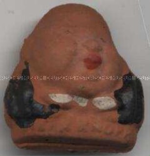 WHW-Abzeichen, Wilhelm Busch-Figuren: Herr Knopp, 4. Reichsstraßensammlung vom Februar 1940, durchgeführt von SA, SS, NSKK und NSFK