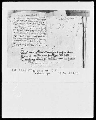 Bernardus Papiensis und andere — Buchspiegel (vorderer)