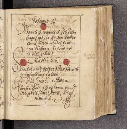 Zum Eingang: Geistliche Sprüche und Anrufung Gottes.