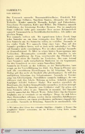 1: Sammeln