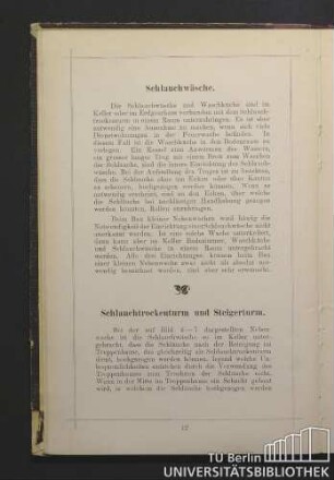 Schlauchtrockentürme und Steigerturm.