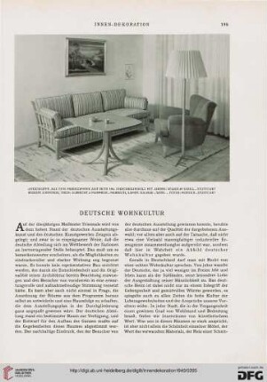 Deutsche Wohnkultur