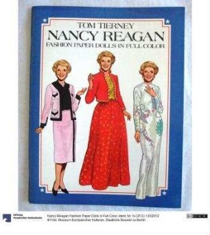 Nancy Reagan Fashion Paper Dolls in Full Color
