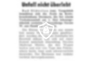 Unfall nicht überlebt