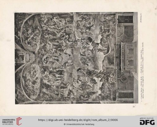 2. Cappella Sistina - Giudizio finale. Chapelle Sixtine - Judgement final. Sistina Chapel- Final Judgement. Die Sixtinische Kapelle- Das letzte Gericht (Michelangelo)