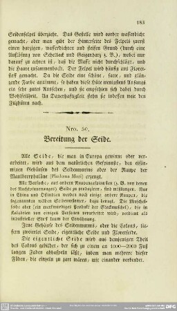 Nro. 50. Bereitung der Seide