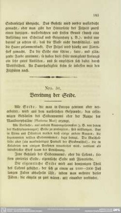 Nro. 50. Bereitung der Seide
