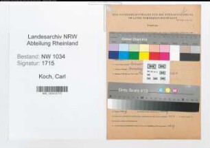 Entnazifizierung Carl Koch , geb. 00.00.0000 (Heeresoberanwalt)