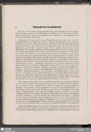 6 Stratigraphische Gesamtübersicht