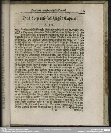 Das drey und sechszigste Capitel