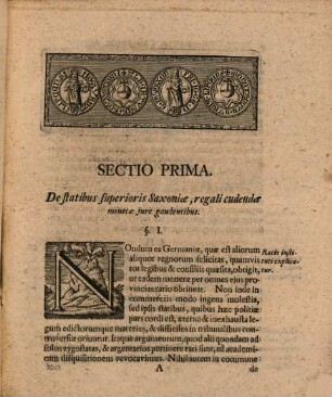 De Jure Circa Rem Monetariam In Terris Circuli Saxoniae Superioris Praesertim Saxonico-Electoralibus
