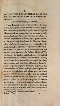 Journal des voies de communication. 3. 1826. Septembre
