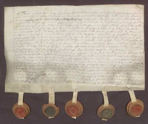 Instrumentum probationis des Grafen Ferdinand Anton von Hohenzollern.