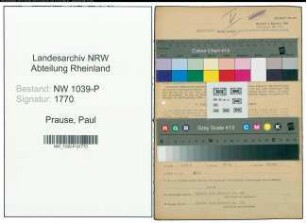 Entnazifizierung Paul Prause , geb. 20.06.1900 (Arbeiter)