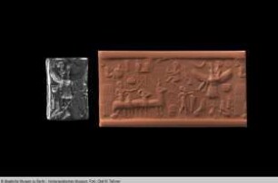 Mythologische Szene - Etana-Mythos