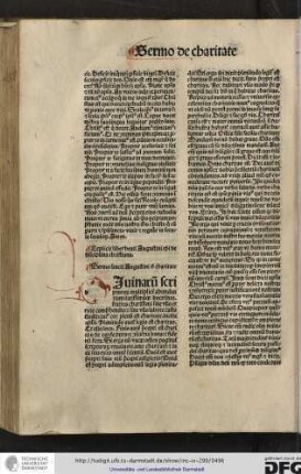 Sermo sancti Augustini de charitate.