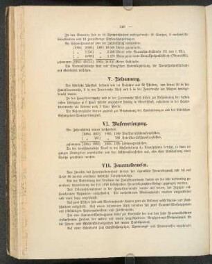 V. Bespannung.