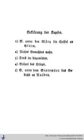 Erklärung der Kupfer.