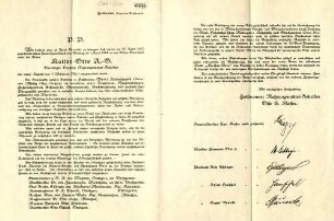 Mitteilung der Fa. Heilbronner Nahrungsmittel-Fabriken Otto&Kaiser über die Umwandlung in eine AG zum 1. April 1918