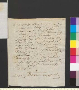 Brief von Voigt, Christian Gottlob an Goethe, Johann Wolfgang von