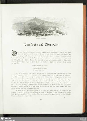 Bergstraße und Odenwald