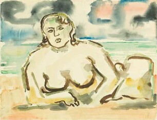Gelagerte am Meer