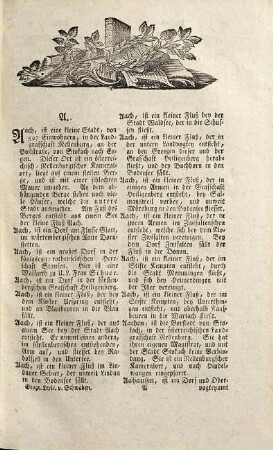 Geographisches statistisch-topographisches Lexikon von Schwaben oder vollständige alphabetische Beschreibung aller im ganzen Schwäbischen Kreis liegenden Städte, Klöster, Schlösser, Dörfer, Flecken, Höfe, Berge, Thäler, Flüsse, Seen, merkwürdiger Gegenden u.s.w. : mit genauer Anzeige von deren Ursprung, ehmal. u. jezigen Besizern, Lage, Regimentsverfassung, Anzahl u. Nahrung d. Einwohner, Manufakturen, Fabriken, Viehstand, merkwürdigen Gebäuden, neuen Anstalten, vornehmsten Merkwürdigkeiten u.s.w., 1