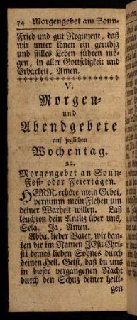 74-101, Sonn-, Fest- und Feiertage