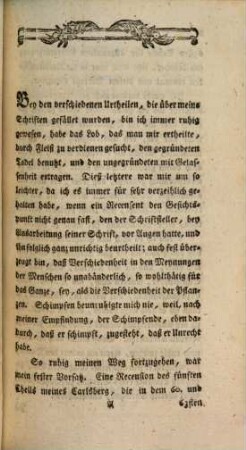 Carl von Carlsberg oder über das menschliche Elend, [5,a]. Anhang zum fünften Theile Carls von Carlsberg welcher eine Apologie desselben enthält