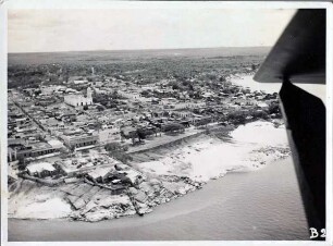 Ciudad Bolívar von Nordosten - Flugaufnahme