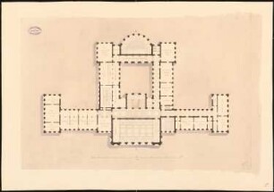 Kollegiengebäude der Kaiser-Wilhelm-Universität Straßburg Wettbewerb: Grundriss 2.OG 1:200