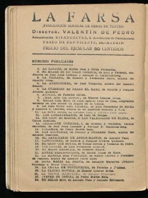 La Farsa : Números publicados