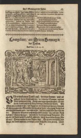 Evangelium/ am Dritten Sonntag in der Fasten. ...