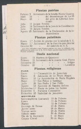 [Diversas fiestas]