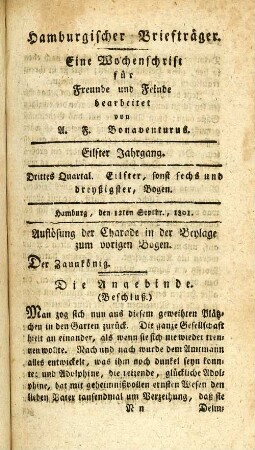 Eilfter, sonst sechs und dreyßigster, Bogen