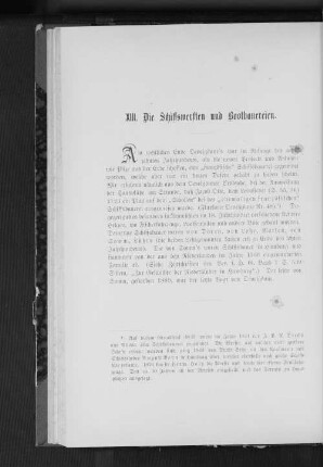 XIII. Die Schiffswerften und Bootbauereien.