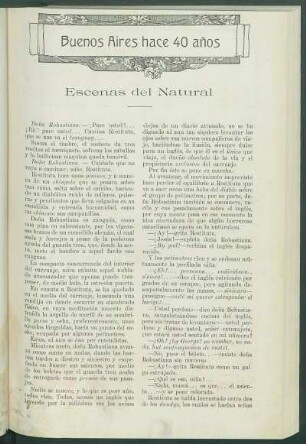 Buenos Aires hace 40 años : Escenas del Natural