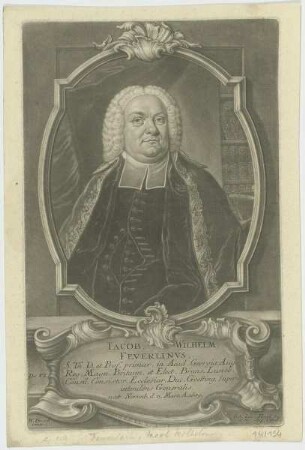 Bildnis des Iacob Wilhelm Feverlinvs