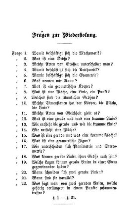 Fragen zur Wiederholung.