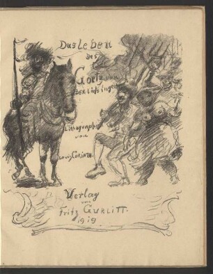 Titelblatt zu "Das Leben des Goetz von Berlichingen"