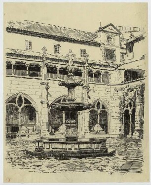 Sta. Cruz zu Coimbra, Kreuzgang do Silencio