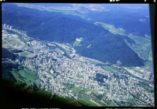 Waldkirch: Elztal mit Stadtansicht von Nordosten [Luftbild]