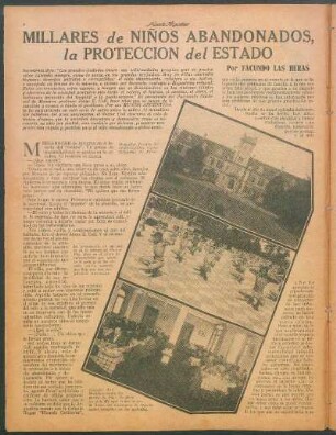 Millares de niños abandonados, camino de la delincuencia, reclaman la protección del estado