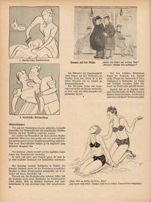 "Kosmetische Bürstmassage" "Immer mit der Ruhe" "Aber nicht zu heftig einreiben, Elly!"
